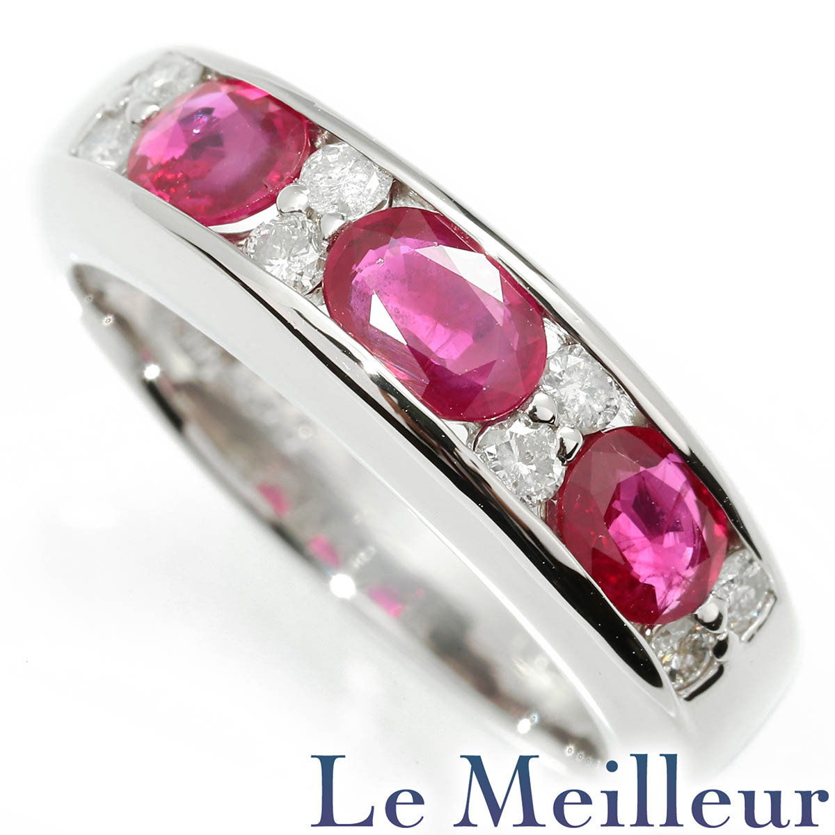 楽天市場】リング 指輪 ルビー 1.49ct ダイヤモンド 0.43ct Pt900 13号