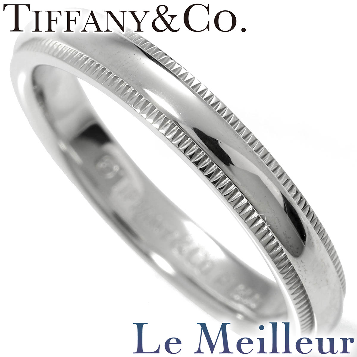 楽天市場】ティファニー トゥギャザー ミルグレイン バンド