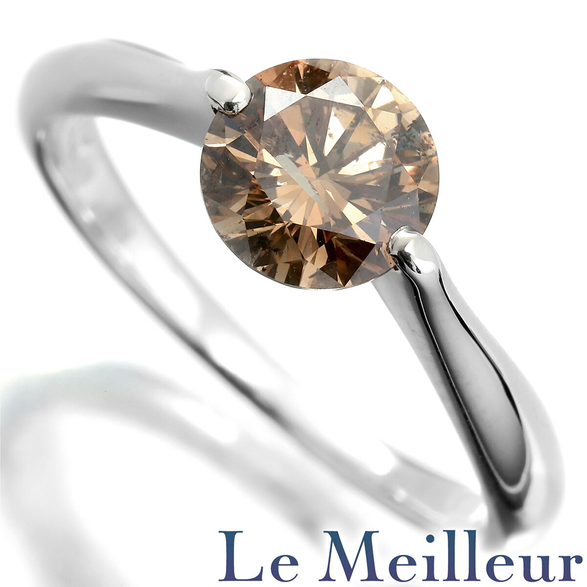 リング 指輪 ブラウンダイヤモンド 1.16ct プラチナ Pt900 13号 【最大5,000円OFFクーポン対象】