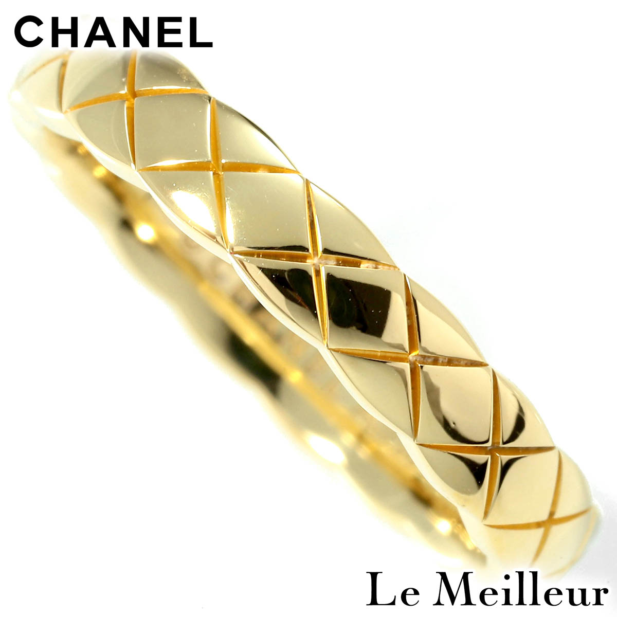 楽天市場】シャネル 指輪 K18WG ココクラッシュリング ミディアム