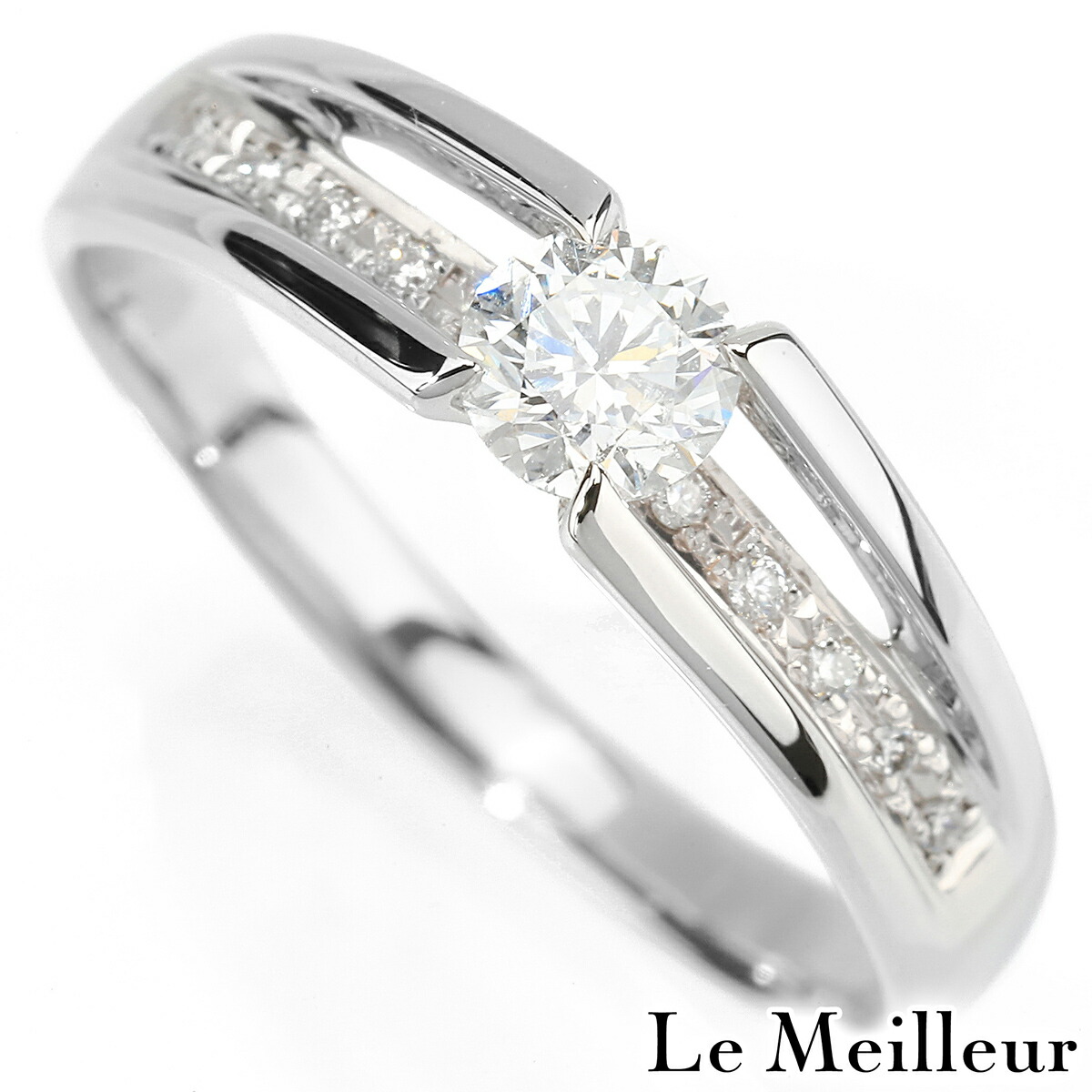 ダイヤモンド 0.3ct プラチナ Pt900 リング VERY GOOD SI-2クラス Fカラー 12号 指輪【中古】【新品仕上げ済】 【最大5,000円OFFクーポン対象】