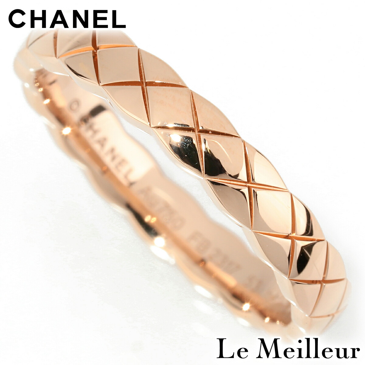 楽天市場】シャネル 指輪 K18ベージュゴールド ダイヤ53P(約0.44ct
