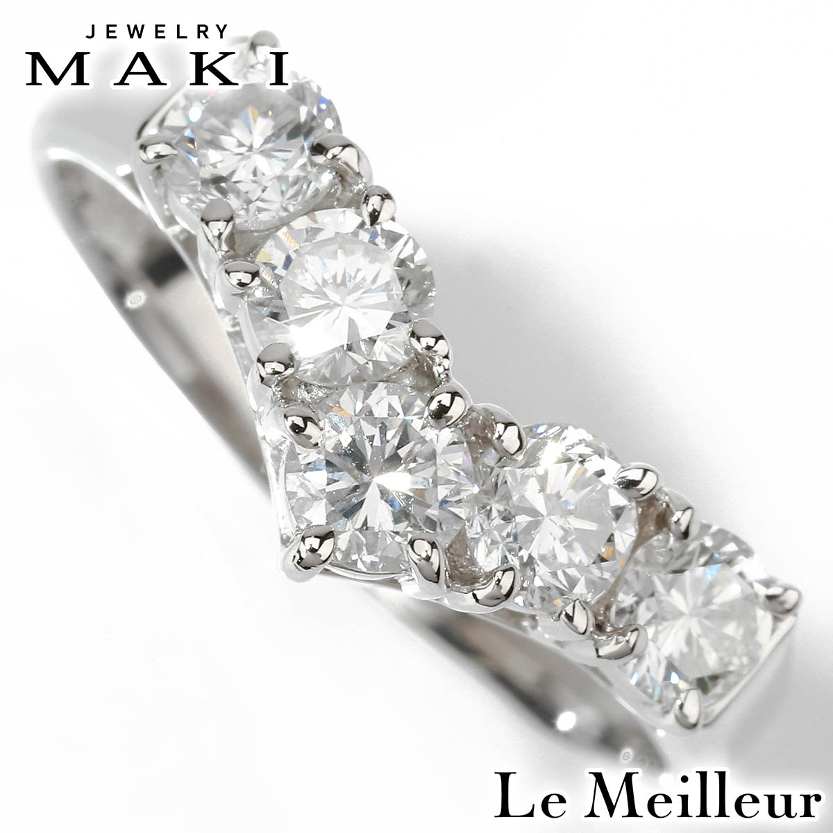 楽天市場】ジュエリーマキ フラワーデザインリング 指輪 ダイヤモンド