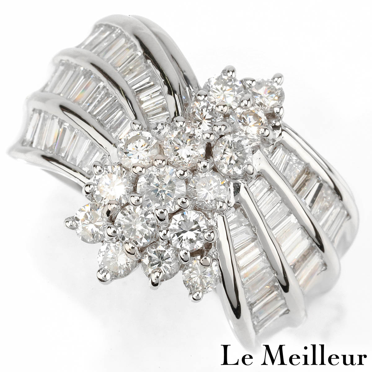 リング 指輪 ダイヤモンド 2.5ct プラチナ Pt900 15号 【最大5,000円OFFクーポン対象】
