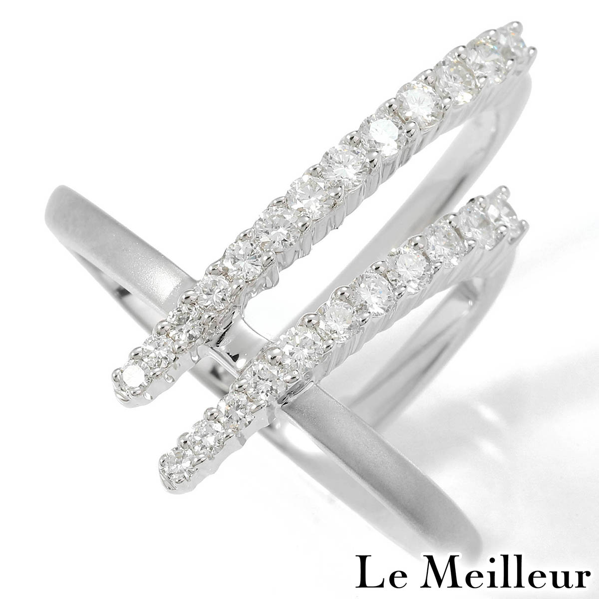 KARATI カラッチ ダイヤモンド 0.70ct ホワイトゴールド K18WG リング 14号 指輪【中古】【新品仕上げ済】｜Le meilleur（ルメイユ）