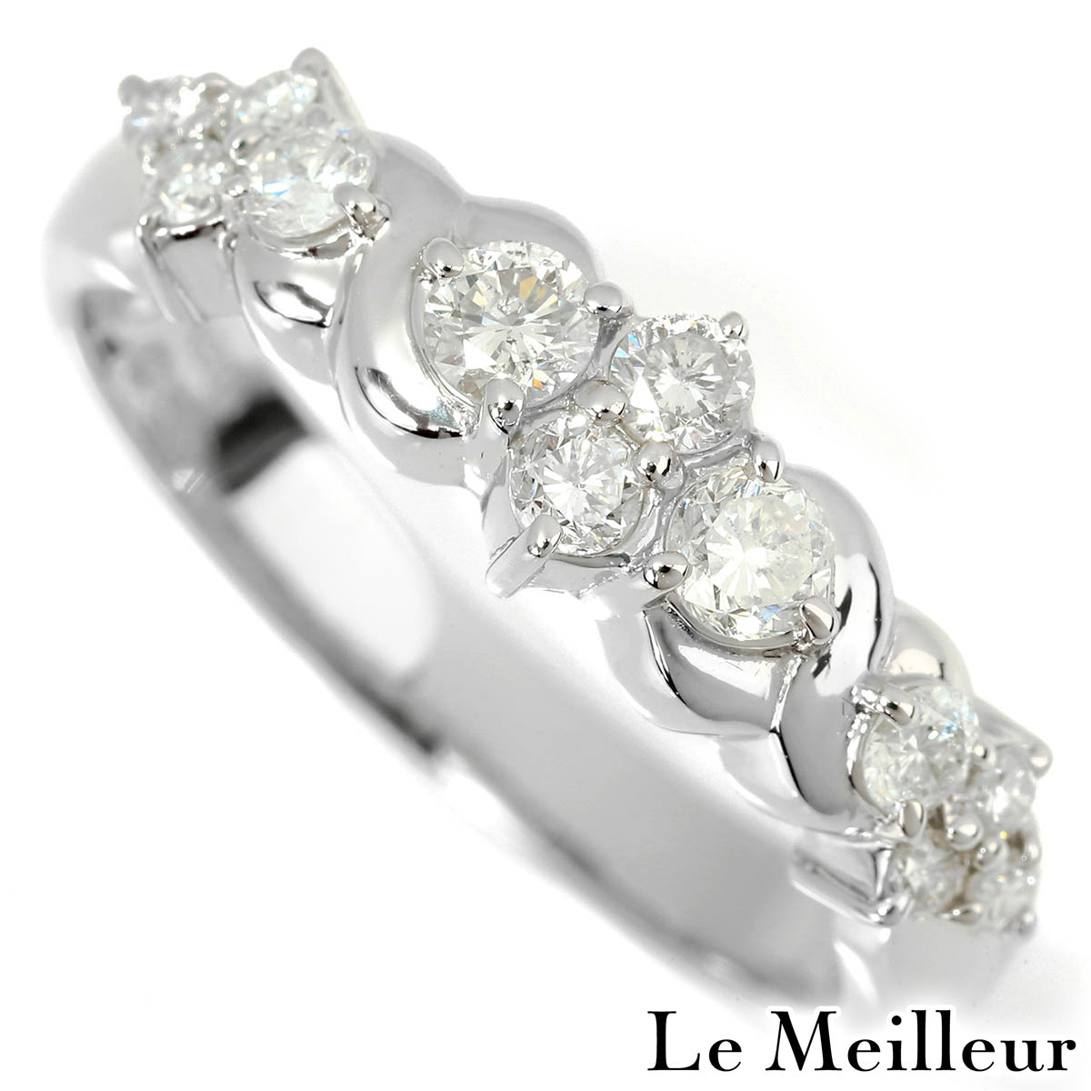 ダイヤモンド 0.5ct プラチナ Pt900 リング 13号 指輪【中古】【新品仕上げ済】|Le meilleur(ルメイユ)