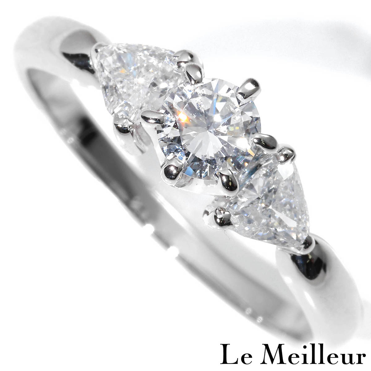 ダイヤモンド 0.27ct Eカラー VVS2 Good 0.35ct プラチナ Pt900 リング 13号 指輪【中古】【新品仕上げ済】 【最大5,000円OFFクーポン対象】