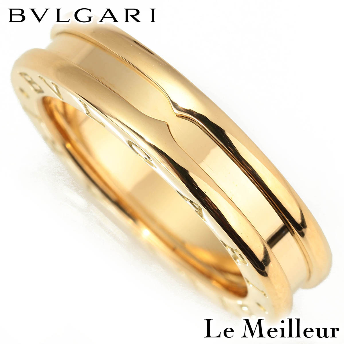 BVLGARI ブルガリ ビー・ゼロワン イエローゴールド K18YG 1バンドリング 10号 指輪【中古】【新品仕上げ済】|Le meilleur(ルメイユ)