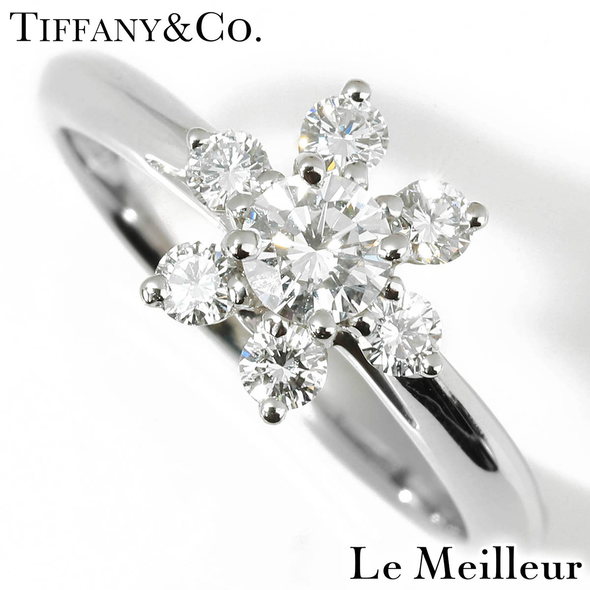 【ポイント5倍★7/25-8/2限定】TIFFANY&Co. ティファニー バターカップ ダイヤモンド プラチナ Pt950 リング 7.5号 指輪【中古】【新品仕上げ済】|Le meilleur(ルメイユ)