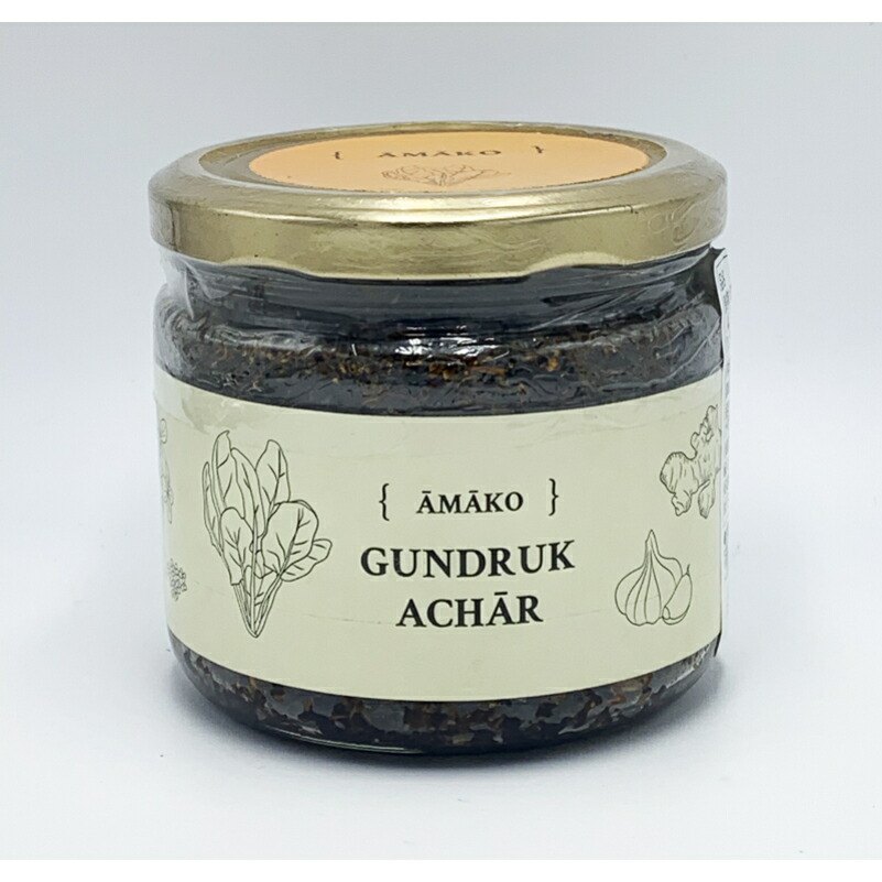India SpiceMasala Company グンドゥルック・アチャール 350g ネパール 高菜 漬物