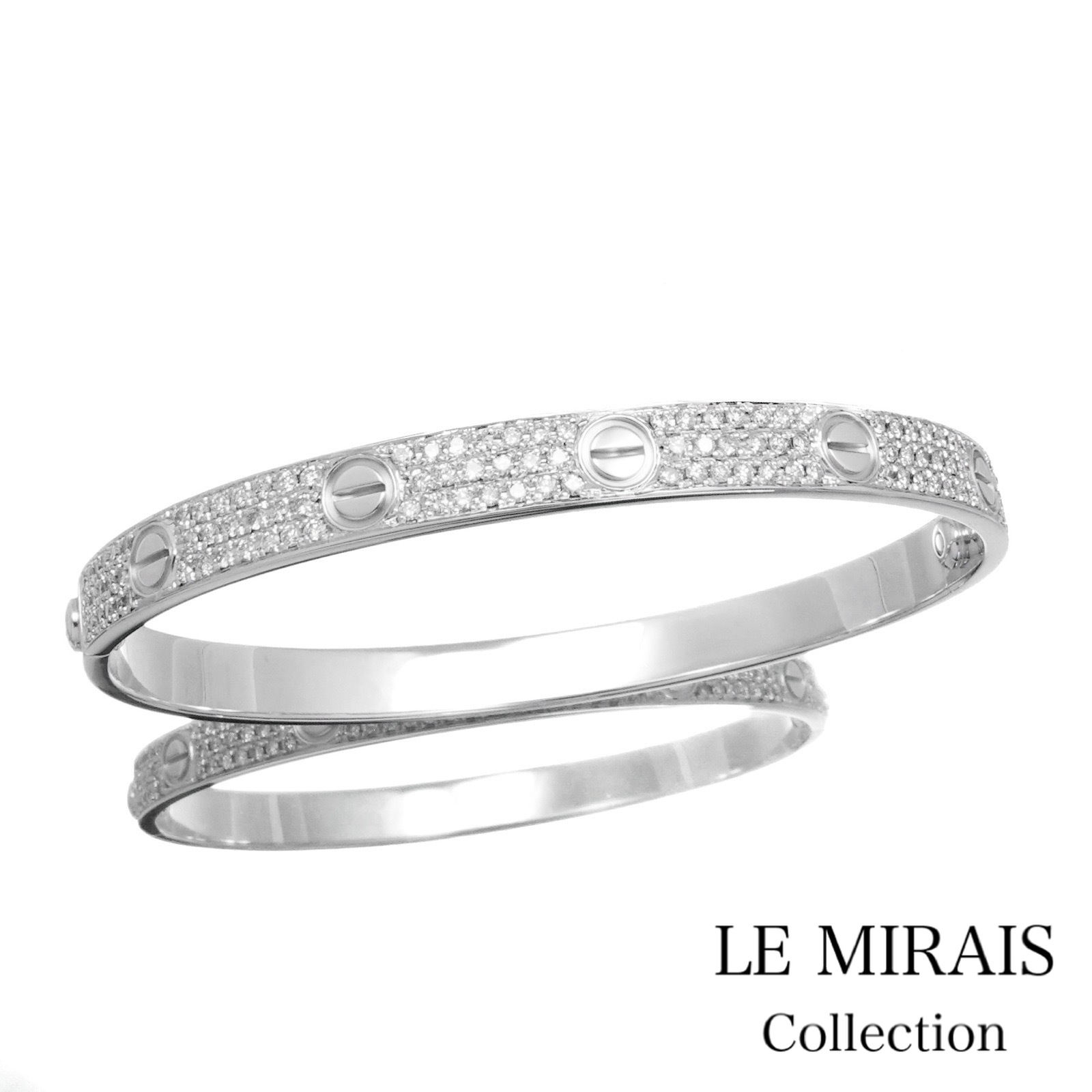 専用　カルティエ　カルティエ ラブブレス ラブブレス #21 WG ダイヤ | CARTIER | LE MIRAIS Collection リ
