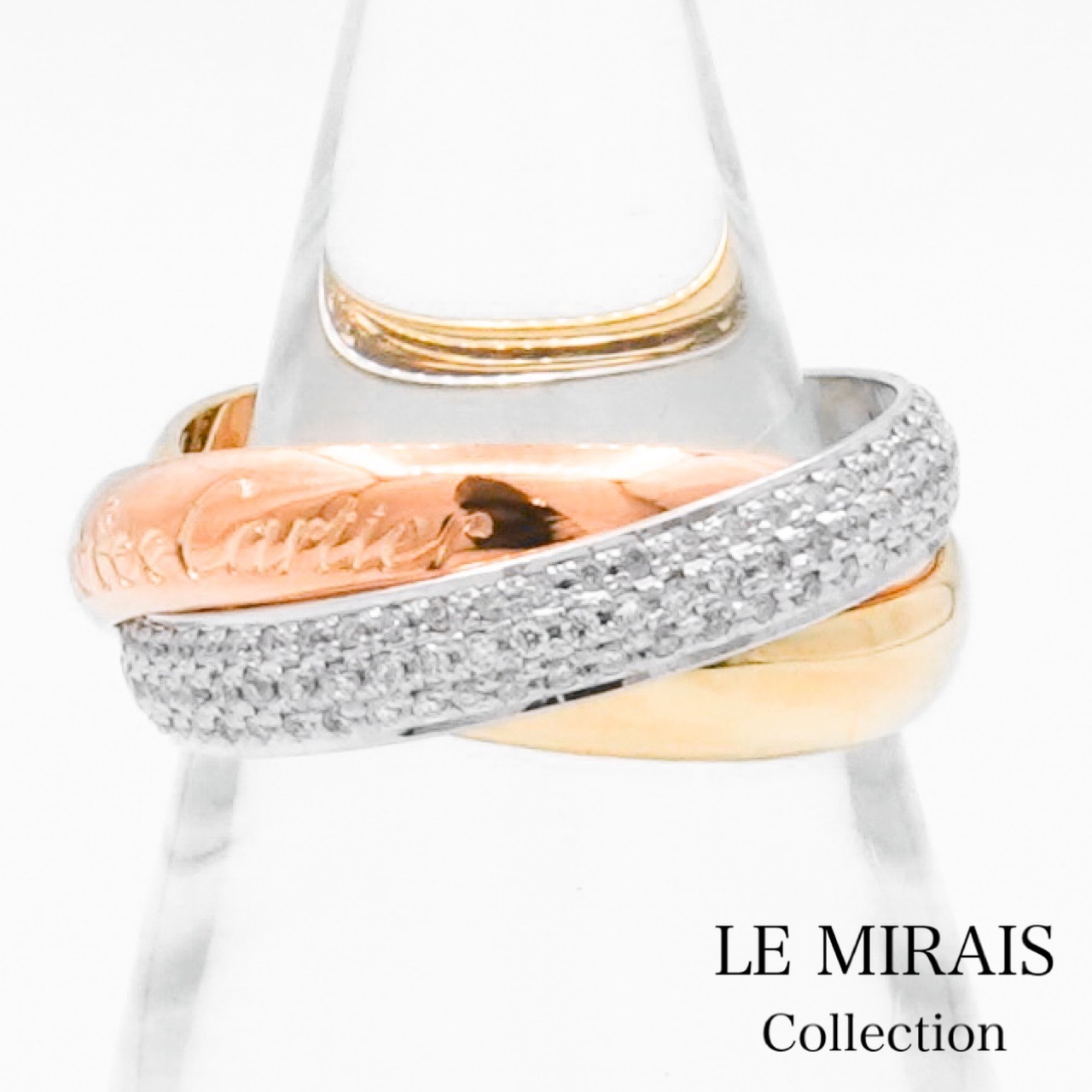 Cartier トリニティ スモール 51 (11号) カルティエ ギャランティ 楽天市場】カルティエ Cartier リング トリニティ B4236451 現行