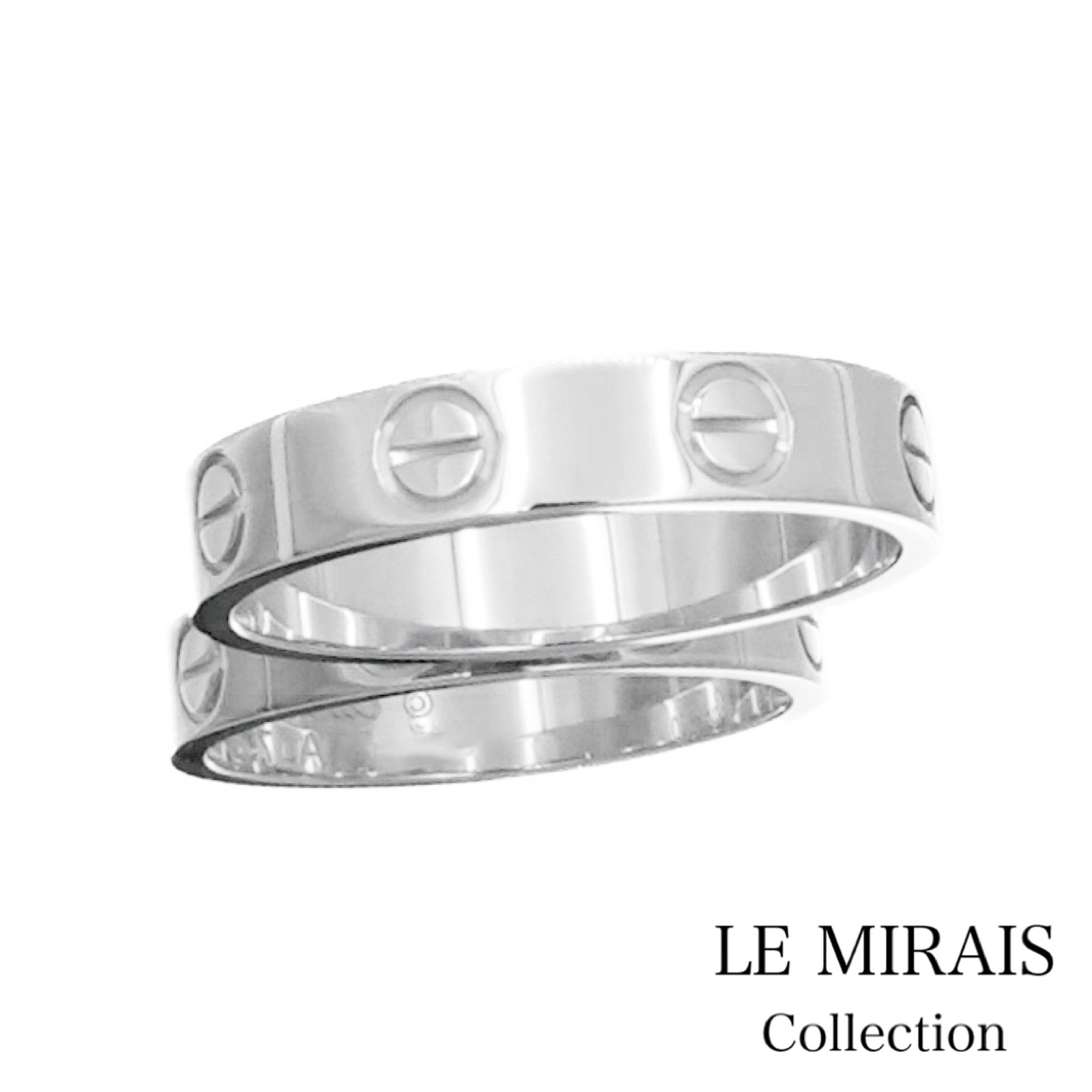 楽天市場】【送料無料】【中古】 CARTIER カルティエ K18WG ピンキー