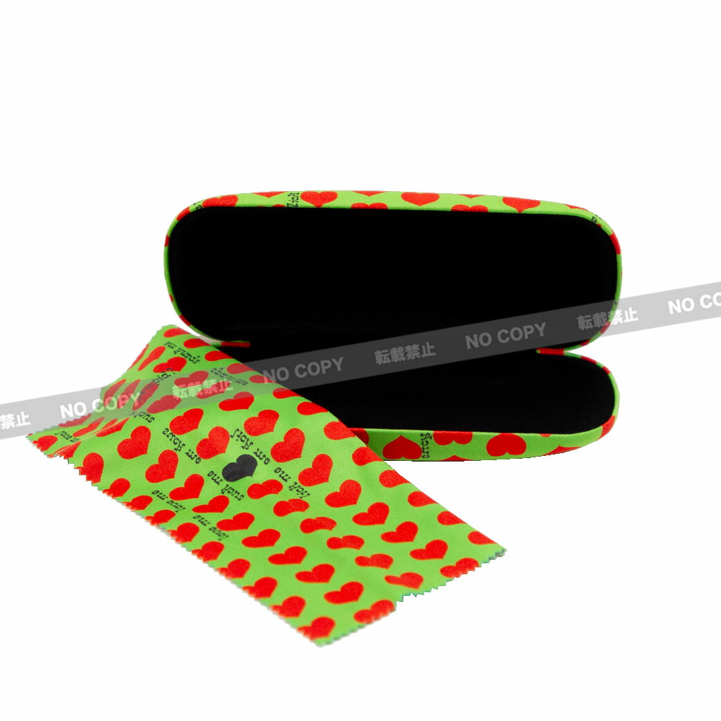 メガネケース⁄Yellow hide レモショ 眼鏡ケース Heart : LEMONed SHOP 店