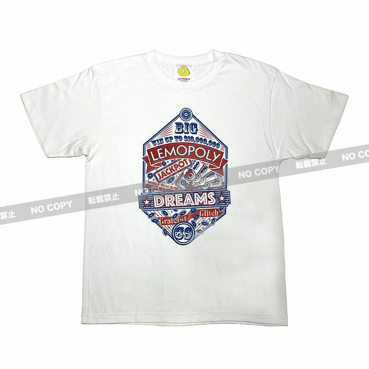 Tシャツ/LEMOPOLYLOGO【ホワイト】