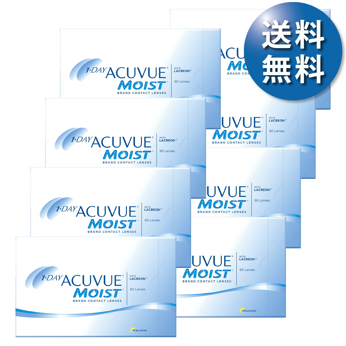 【貨物輸送無料★30枚あたり近所2,720円(税込2,992円)】ワンデーアキュビューモイスト 90枚容器に並べる 8箱書き割り(30枚入x24箱) 両眼1年分(ジョンソン・挙げ句の果て・ジョンソン/1DAY/1日使い捨てコンタクトレンズ)