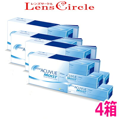 【BC:8.5 PWR:-1.25 -1.75 欠品中 7月下旬解消予定】【90枚入りx4箱】ワンデーアキュビューモイスト 90枚パック 4箱 1日使い捨て コンタクトレンズ アキビューモイスト MS90|レンズサークル