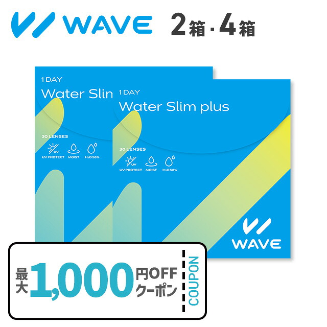 コンタクトレンズ 一デー 接点 WAVE一デー お水か細い plus 1day 1日使い捨て WAVE ウェイブ