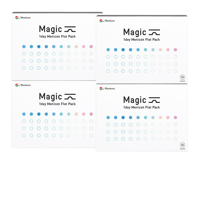 【4箱】ワンデーメニコンマジック 1箱90枚 コンタクトレンズ Magic コンタクトレンズ 一デー 接点  1day 1日使い捨て