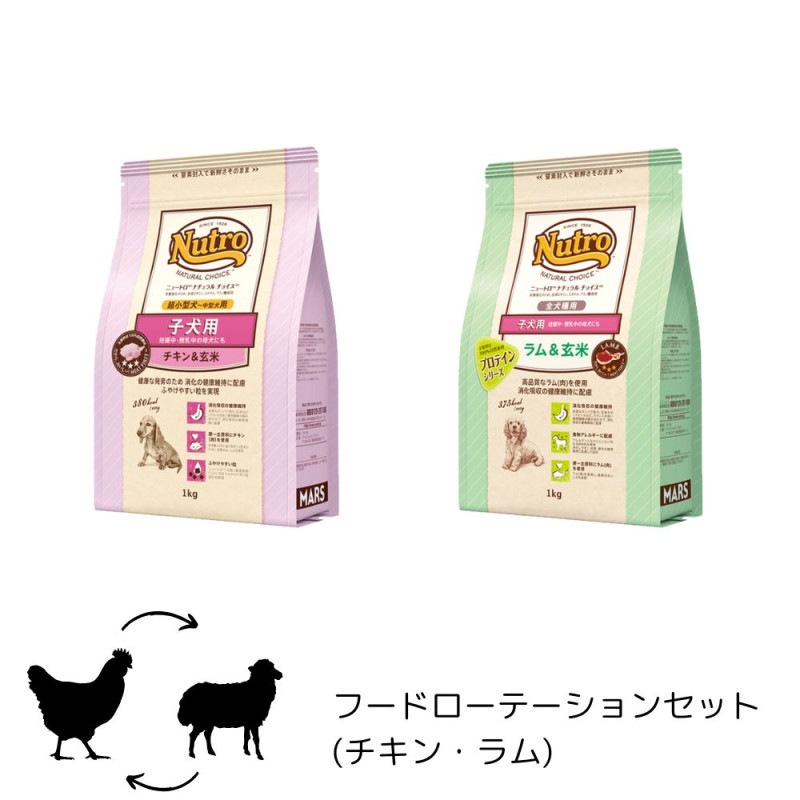 ボンネットローテ仕かける ドッグフード大型犬用 犬ころ用 ナチュラルチョイス 3kg×2種(意気地無し・子ヒツジ) 仕かける ペット・ペットグッズ-ドッグフード・サプリメント-ドッグフード