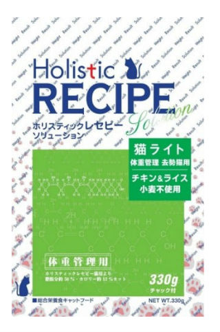 【最大650円クーポン】ホリスティックレセピー 猫ライト 15kg (小分け包装なし) 【体重管理・去勢猫用】【正規品】｜レオ＆モモ テイスト