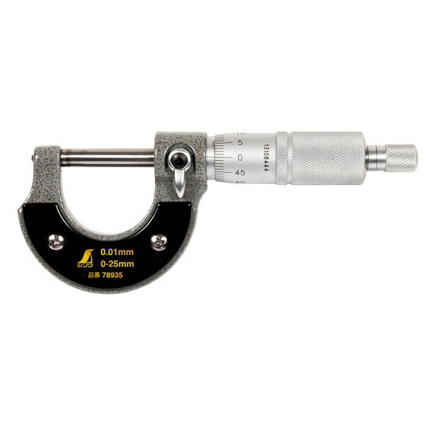 楽天市場】マイクロメータ 0～25mm 78935 機械工具 検査 計測 測量