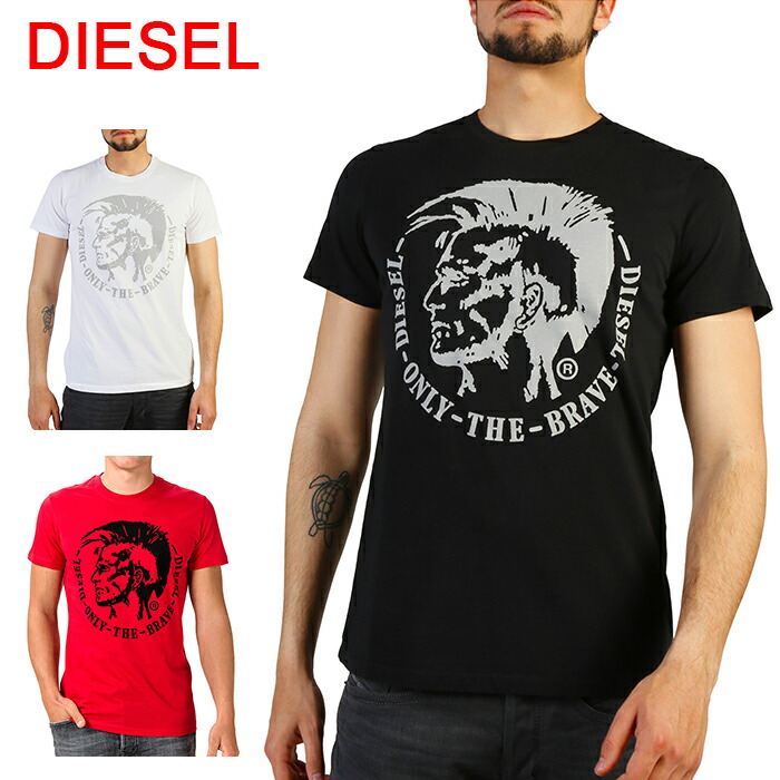 Tシャツ・カットソー DIESEL T-SHIRTS DIESEL ディーゼル Tシャツ メンズ カットソー クルーネック