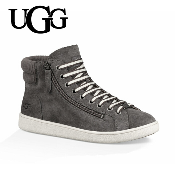 ★新品未使用★UGG トレーナー　ブラック UGG Australia (アグオーストラリア) 裏起毛 ファーロゴ クルー