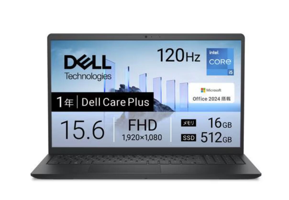 【新品】DELL 万覚え帳マイコン Dell 15 DC15250 ND65-FWHBB｜インテル Core i5-1334U申し受ける｜記憶装置16GB｜512GB弾丸道路SSD｜15.6型盛りだくさん固定ディスク｜商行為 テレ細工物 学生 持っていく 可動性マイコン ノートPC-パソコン・周辺機器-パソコン