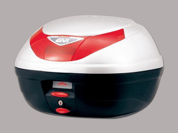 4月10日AM1時59分までお買物マラソン!エントリーと買い回りでポイント最大10倍!　デイトナ GIVI E350B906 モノロックケース 35L パールホワイト塗装 パールホワイト塗装 35L 68041