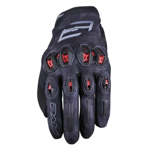 FIVE （ファイブ） STUNT EVO 2 CAMO BLACK/RED XLサイズ
