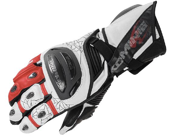 7月26日AM1時59分までお買物マラソン!エントリーと買い回りで最大ポイント15倍!!　KOMINE （コミネ） GK-235 チタニウムレーシンググローブ White/Red 3XL｜バイク用品のレオタニモト 9,138円