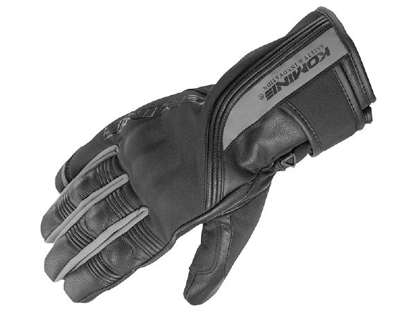 お買物マラソン!4月17日AM9時59分まで!エントリーと買い回りでポイント最大15倍!!　KOMINE （コミネ） GK-836 プロテクトツーリングウインターグローブ Black/Silver M