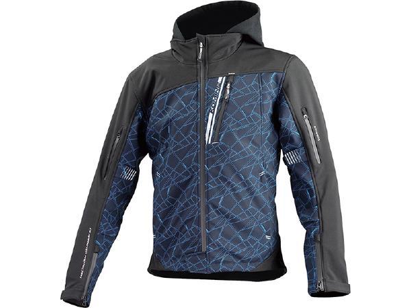 4月10日AM1時59分までお買物マラソン!エントリーと買い回りでポイント最大10倍!　KOMINE （コミネ） JK-590 プロテクトソフトシェルウインターパーカ CrushBlue/Black M