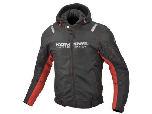KOMINE （コミネ） JK-5961 プロテクトウインタージャケット Neo-Bk/Red XL｜バイク用品のレオタニモト 15,659円