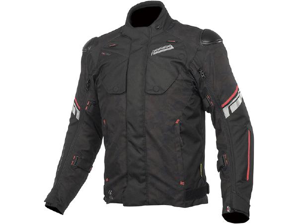 KOMINE （コミネ） JK-598 プロテクトフルイヤージャケット BlackCamo/Red L｜バイク用品のレオタニモト 22,523円