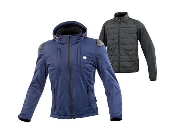 KOMINE （コミネ） JK-6235 High Protect Softshell System Parka Navy L