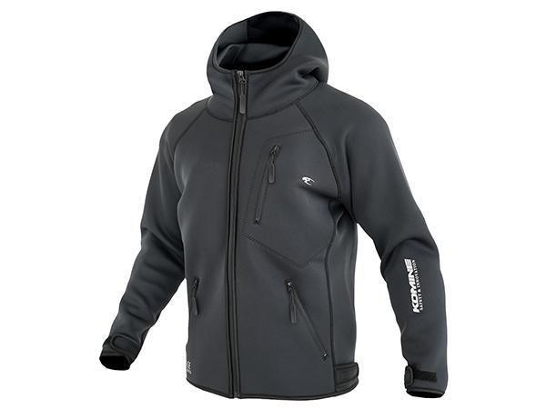 7月26日AM1時59分までお買物マラソン!エントリーと買い回りで最大ポイント15倍!!　KOMINE （コミネ） JK-632 ENIGMA Light Wetsuit Hoodie Black 2XL｜バイク用品のレオタニモト