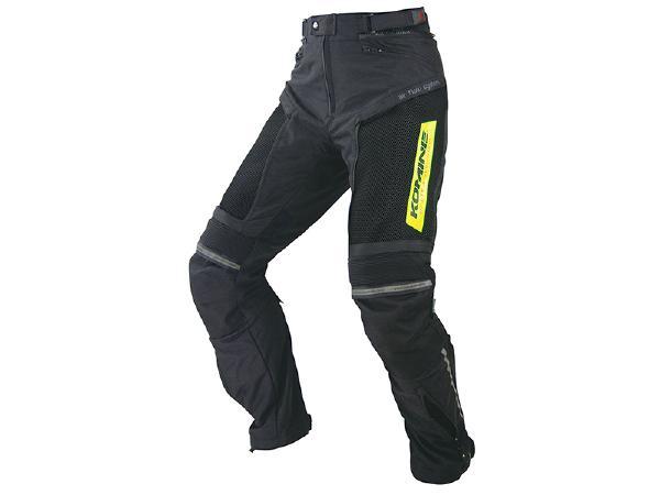 お買物マラソン!4月17日AM9時59分まで!エントリーと買い回りでポイント最大15倍!!　KOMINE （コミネ） PK-716 フルイヤーライディングパンツ[エア] Black M