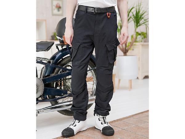 7月26日AM1時59分までお買物マラソン!エントリーと買い回りで最大ポイント15倍!!　KOMINE （コミネ） PK-758 エニグマライト クールドライカーゴパンツ Black M｜バイク用品のレオタニモト