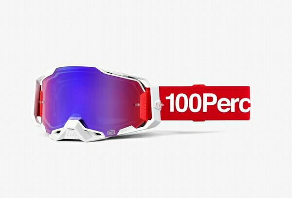 100% （100パーセント） ゴーグル ARMEGA （アルメガ） Corbin Red Blue Mirror｜バイク用品のレオタニモト