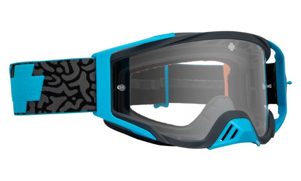 SPY （スパイ） Foundation （ファウンデーション ファンデーション） モトクロスゴーグル （MXゴーグル） Maze Blue-Hd Clear Afp （10pcティアオフ付属）