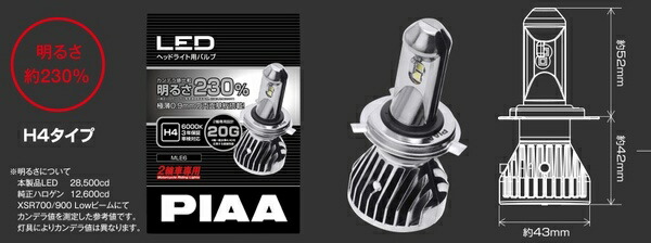 楽天市場】PIAA LED ヘッドライトバルブ MLE8 H6M (マツシマ製PH7相当 楽天市場】PIAA LED ヘッドライトバルブ MLE8 H6M (マツシマ製PH7相当