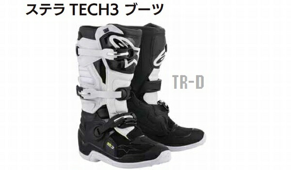 7月26日AM1時59分までお買物マラソン!エントリーと買い回りで最大ポイント15倍!!　Alpinestars （アルパインスターズ） （オフロード） TECH3 ステラ BLK/WHT 6(23.0cm) C1230｜バイク用品のレオタニモト