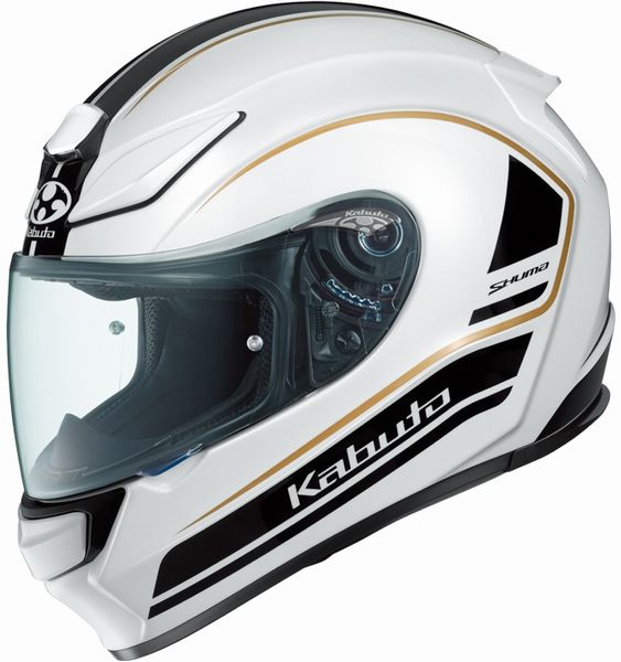 7月26日AM1時59分までお買物マラソン!エントリーと買い回りで最大ポイント15倍!! (ヘルメット バイク) OGK KABUTO (オージーケーカブト) SHUMA (シューマ) NOVA (ノバ ノヴァ) パールホワイト/ブラック Mサイズ|バイク用品のレオタニモト