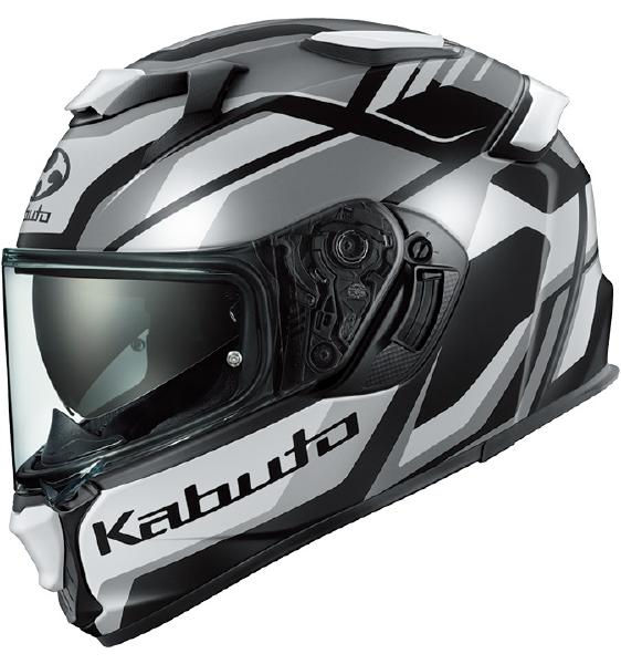 （ヘルメット バイク） OGK KABUTO （オージーケーカブト） KAMUI5 （Kamui-5 KAMUI 5 カムイ5 カムイ-5 カムイ 5） GRAVIX (グラビックス グラビクス グライヴィクス) フラットブラックグレー XS｜バイク用品のレオタニモト