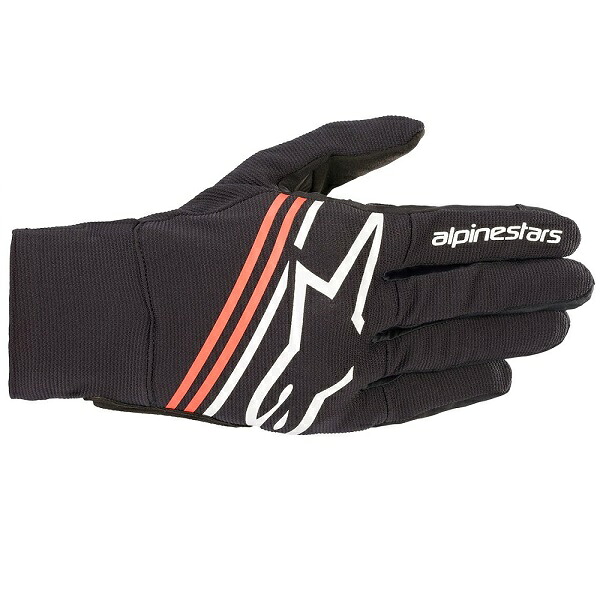 お買物マラソン!4月17日AM9時59分まで!エントリーと買い回りでポイント最大15倍!!　Alpinestars （アルパインスターズ） （オンロード） REEF GLOVE　1231 BLACK WHITE RED FLUO　L