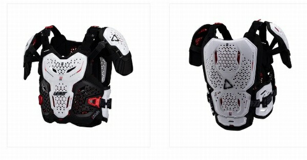 Leatt Brace （リアットブレース） 5.5 Pro EVO （5.5プロEVO） ブレストガード （チェストガード プロテクター） （リアットブレース対応） ホワイト S/Mサイズ