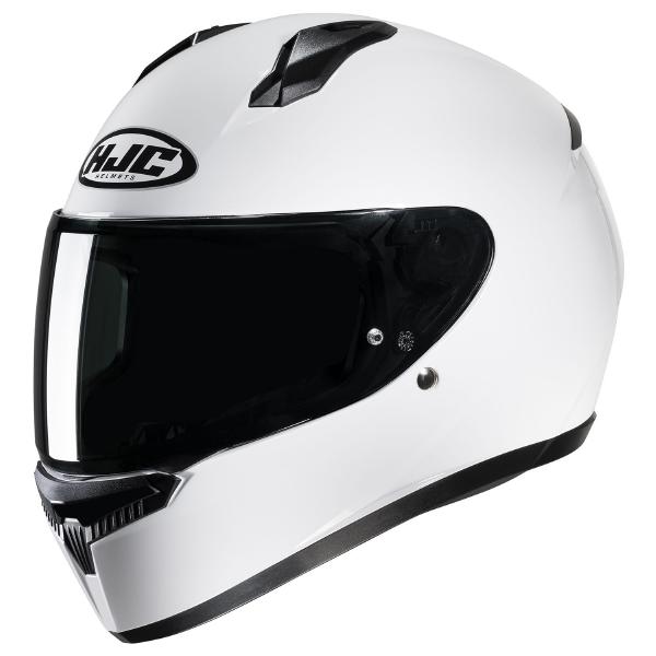 お買物マラソン!4月17日AM9時59分まで!エントリーと買い回りでポイント最大15倍!!　HJC ヘルメット C10 ソリッド HJH232WH01XS WHITE XS サイズ
