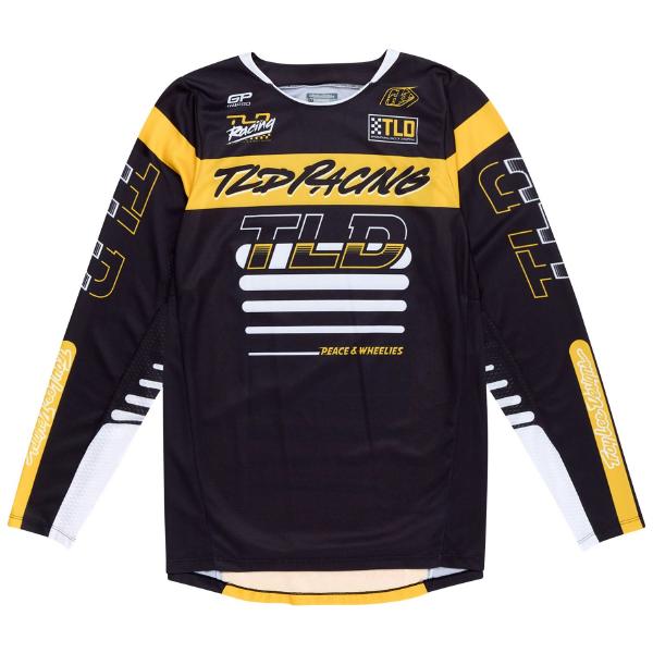 お買物マラソン!4月17日AM9時59分まで!エントリーと買い回りでポイント最大15倍!! Troy Lee Design (トロイリー デザイン) TDU229 GP PRO ジャージ FIFTY-50 BLACK/GOLD M
